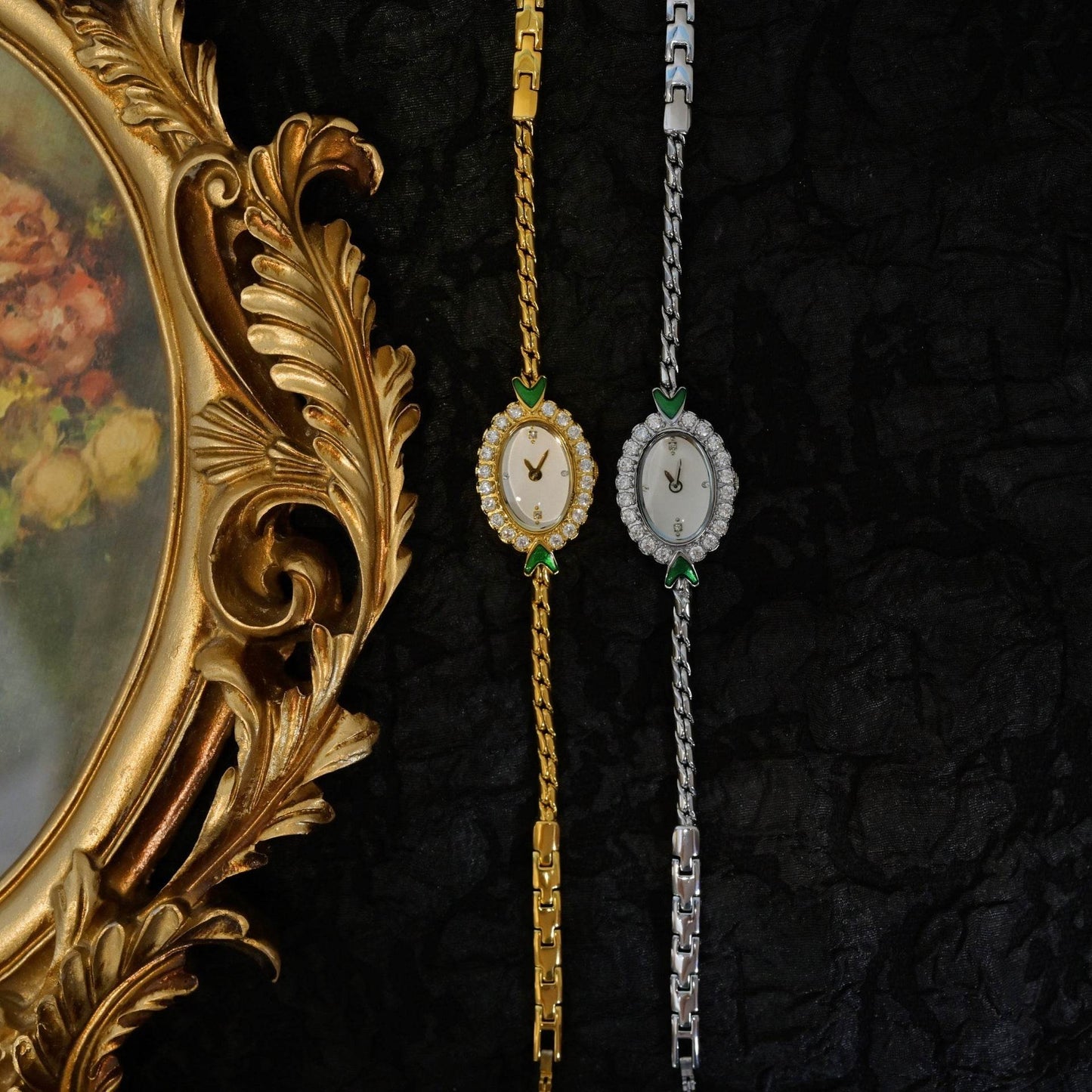 Montre femme de petite taille, incrustée de strass - Style & confort