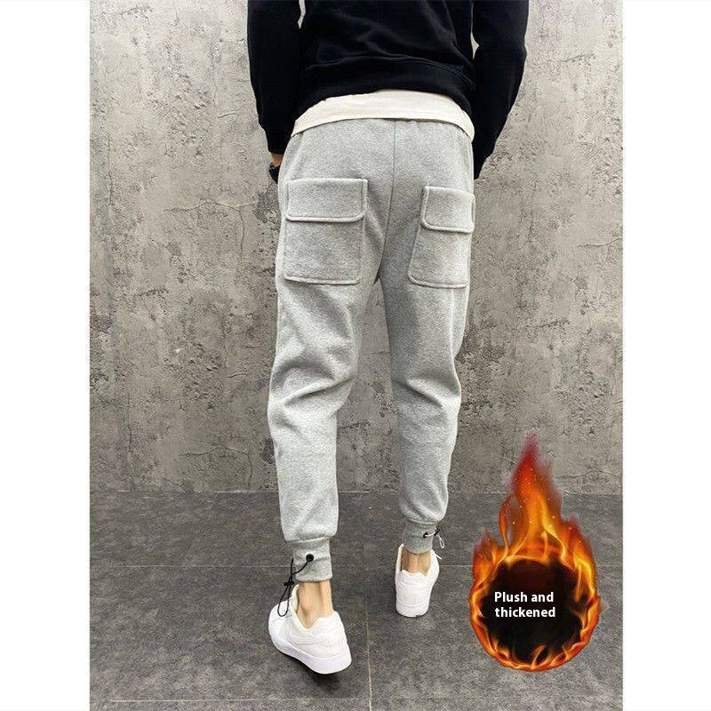 Pantalon décontracté ajusté à nouer à la cheville