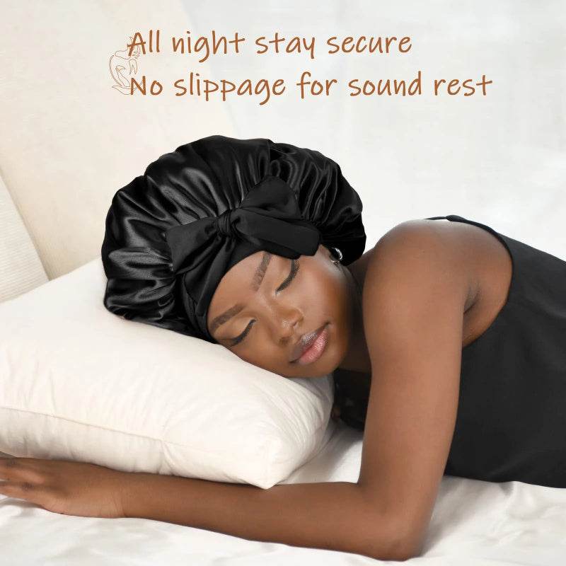 Bonnet en soie noeud - Style & confort