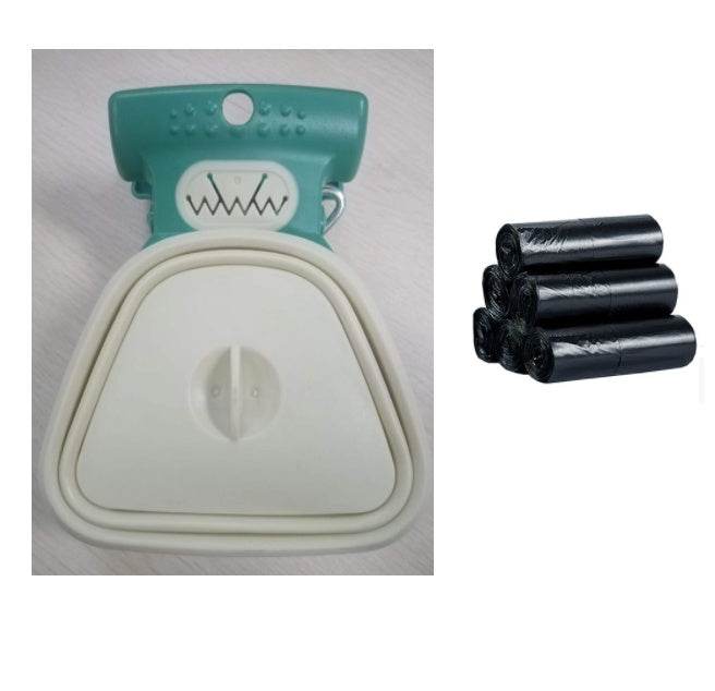 Pet Dog Poop Bag Dispenser Travel Foldable Poop Spoon - Style & confort