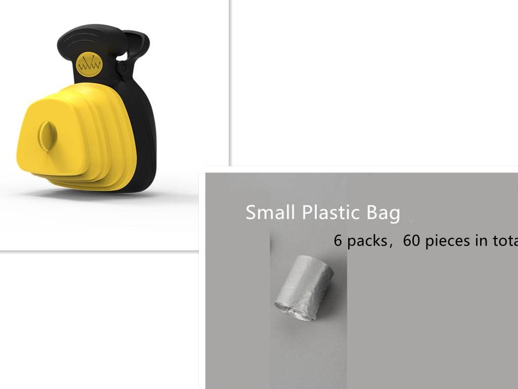 Pet Dog Poop Bag Dispenser Travel Foldable Poop Spoon - Style & confort