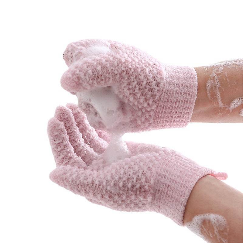 Gants de bain givrés double face - Style & confort
