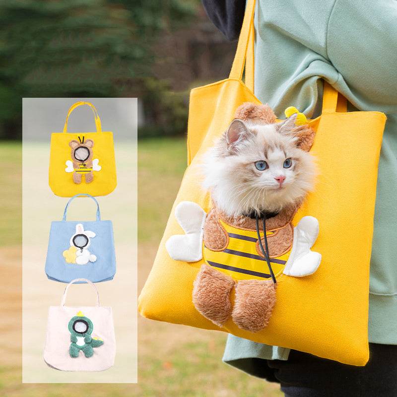 Bee Out Cute Canvas Pet Bag - Style & confort