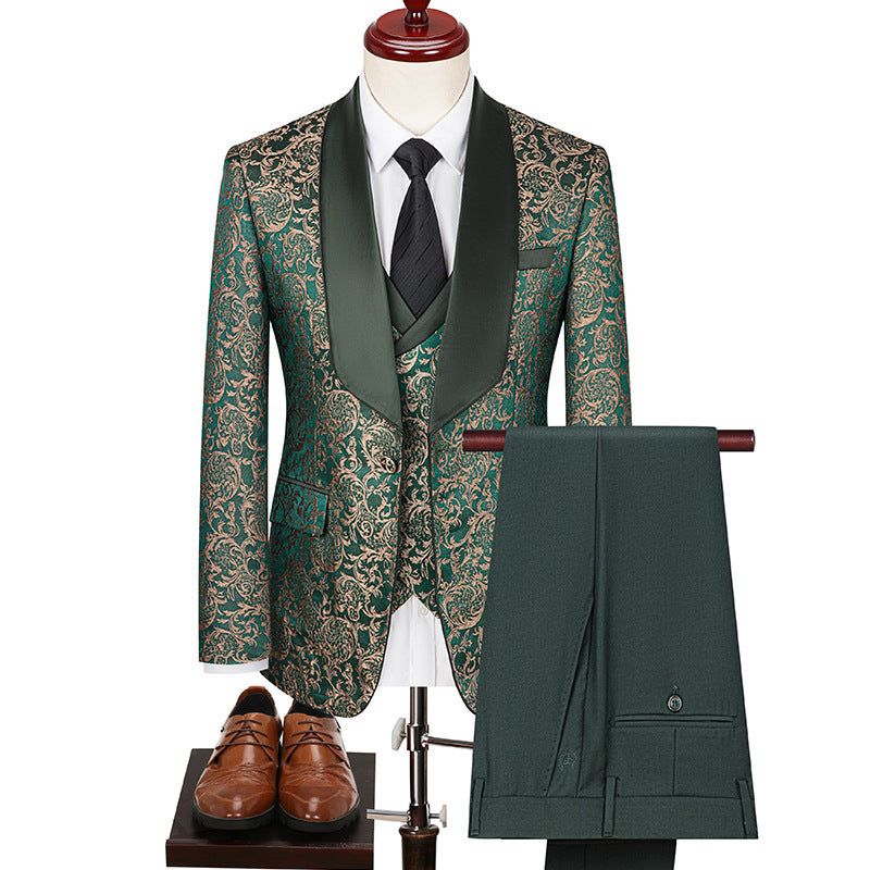 Men's Jacquard Ceremony Suit