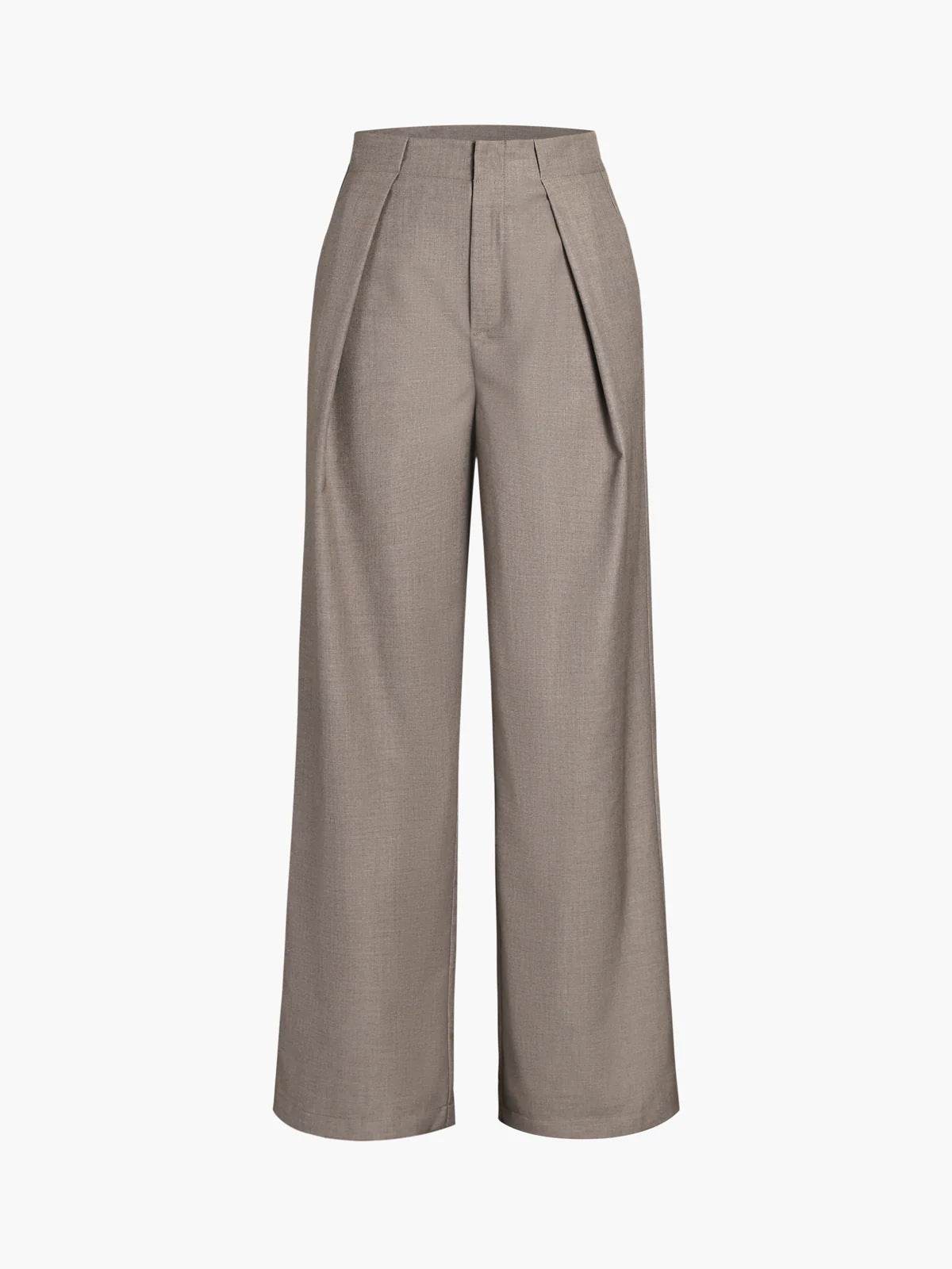 Pantalon de costume en polyester de haute qualité pour femme - Style & confort