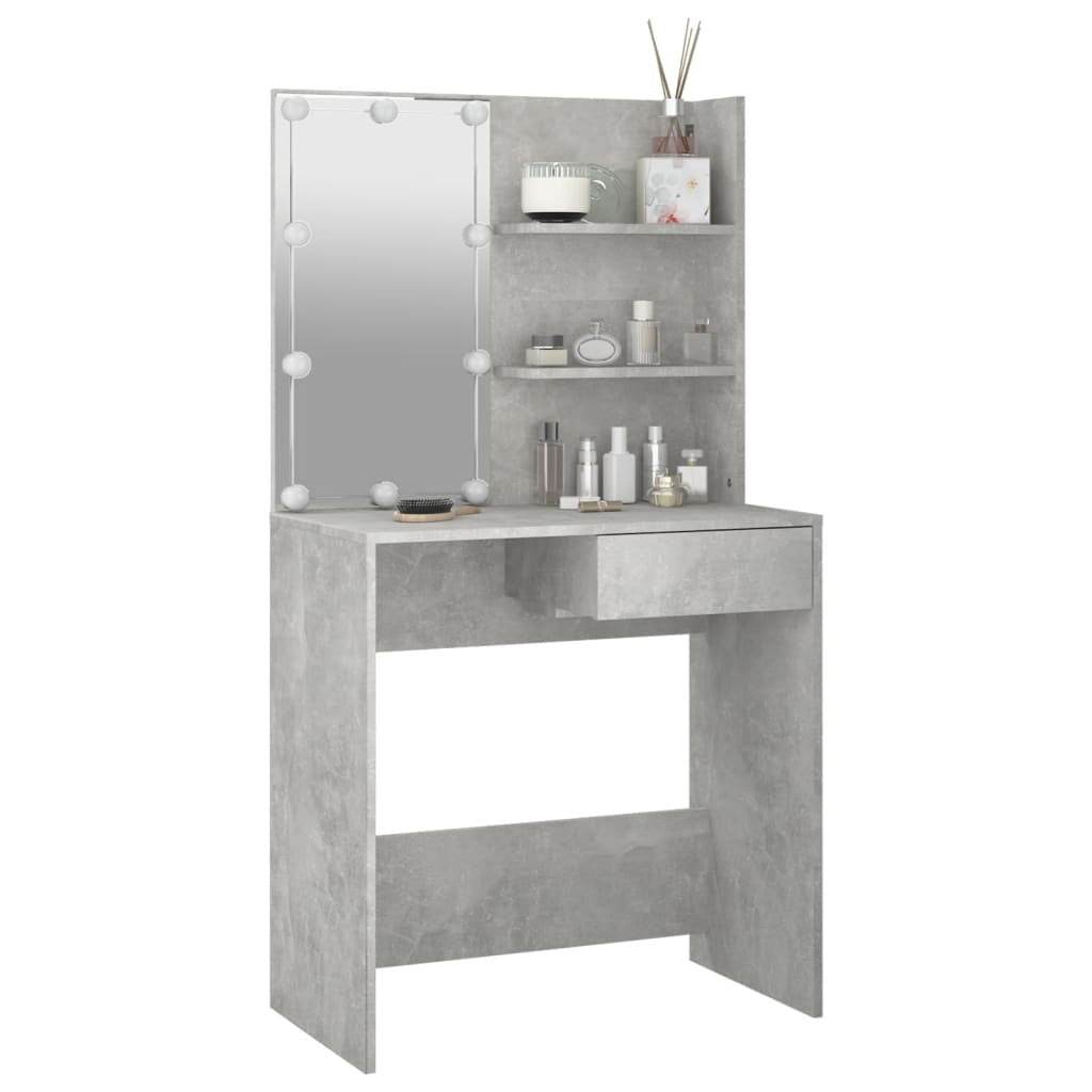 vidaXL Coiffeuse avec LED - Style & confort