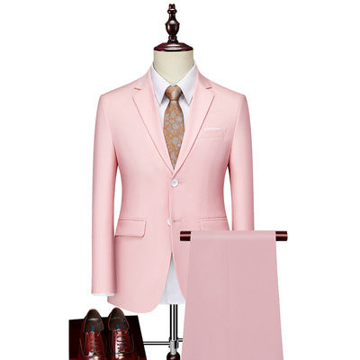 Men's two-piece suit, business casual suit