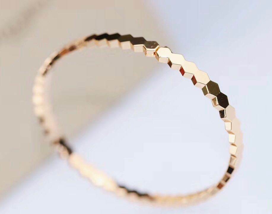 Bracelet nid d'abeille en argent sterling - Style & confort