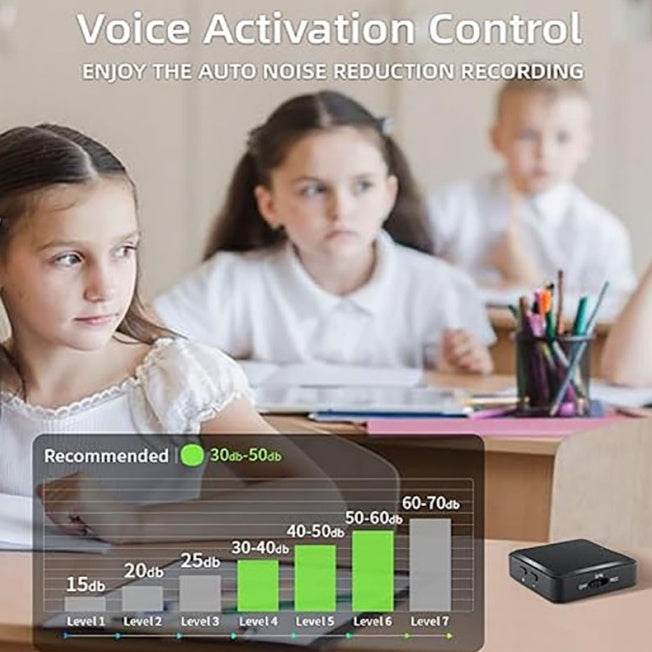 Mini enregistreur vocal portable et compact - Style & confort