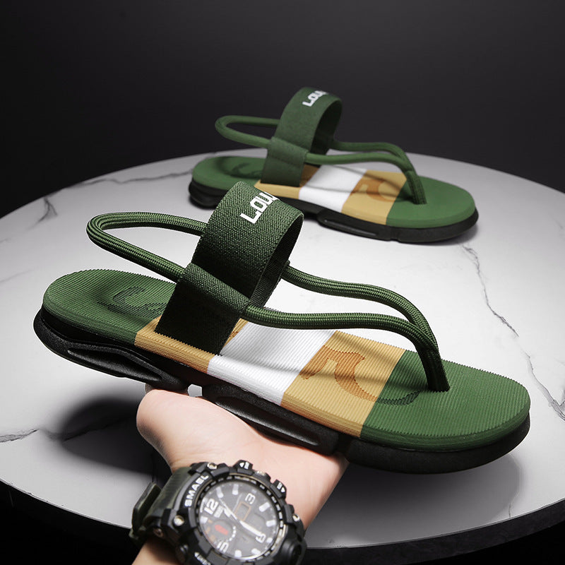Sandales pour hommes, confortables et décontractées, chaussures de plage