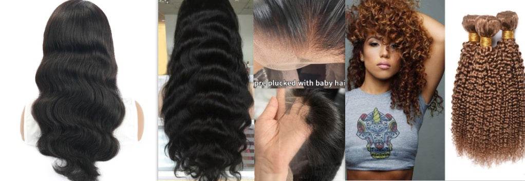 kinky curly wave human hair - Style & confort