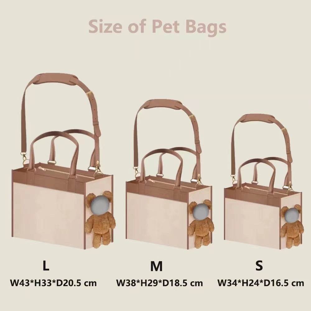 Sac à bandoulière portable pour chien mignon - Style & confort