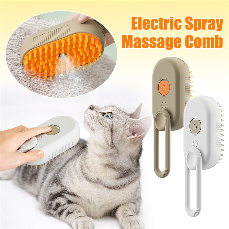 Brosse à vapeur 3 en 1, toilettage pour animaux de compagnie