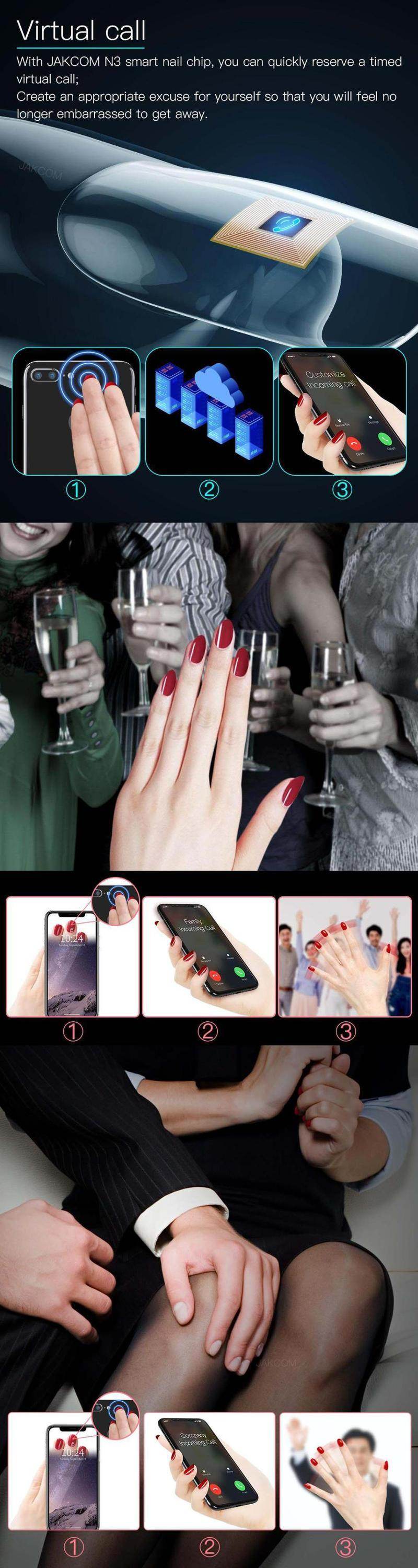 Puce à ongles intelligente - Style & confort