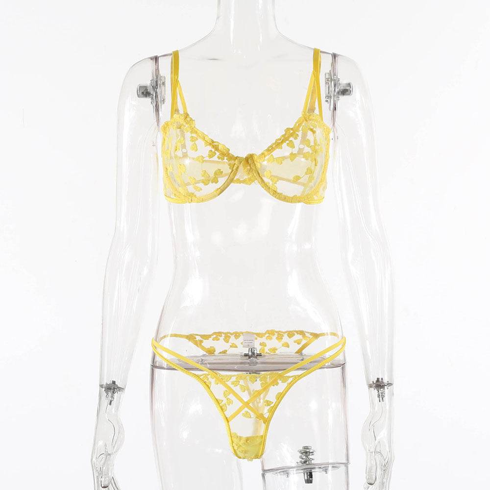Lingerie en dentelle crochetée avec nœud - Style & confort