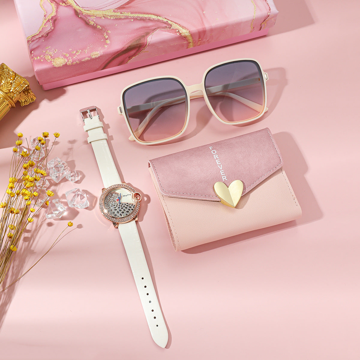 Coffret cadeau d'affaires avec montres pour femmes
