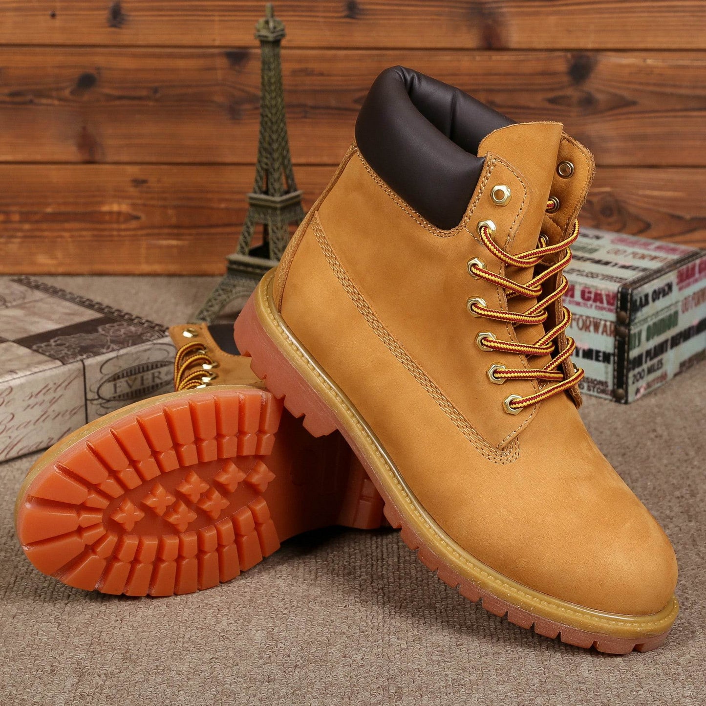Bottes montantes chaudes et tendance pour hommes - Style & confort