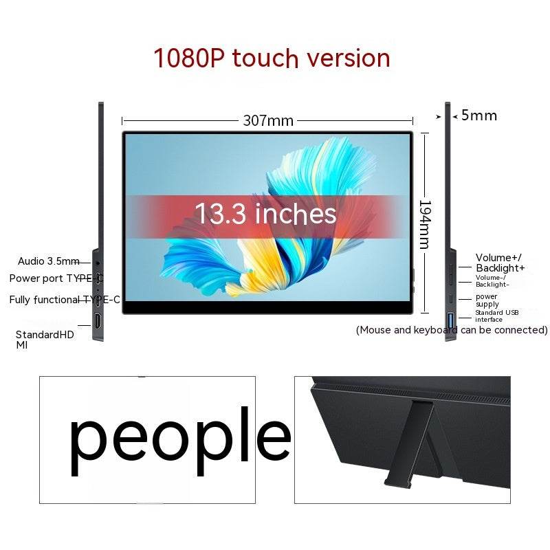 Écran tactile portable - Style & confort