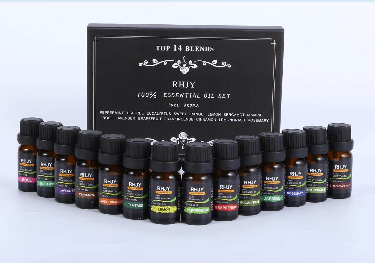 Coffret d'huiles essentielles d'aromathérapie - Style & confort