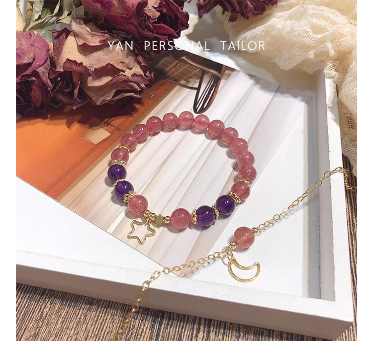 Peach blossom bracelet for women