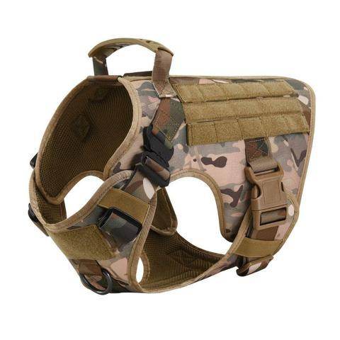 Harnais tactique militaire pour chien - Style & confort