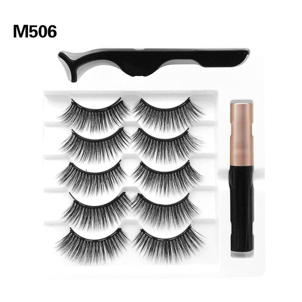 Faux cils magnétiques (5paires) - Style & confort