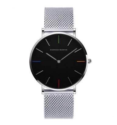 Montre à quartz japonaise de haute qualité 36 mm Hannah Martin - Style & confort