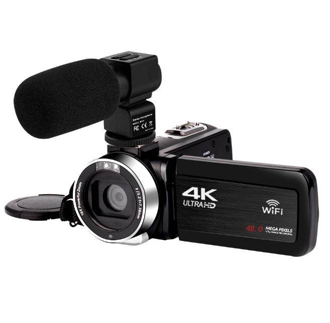 Caméra vidéo numérique 4K à écran tactile de 3,0 pouces avec télécommande Wi-Fi - Style & confort