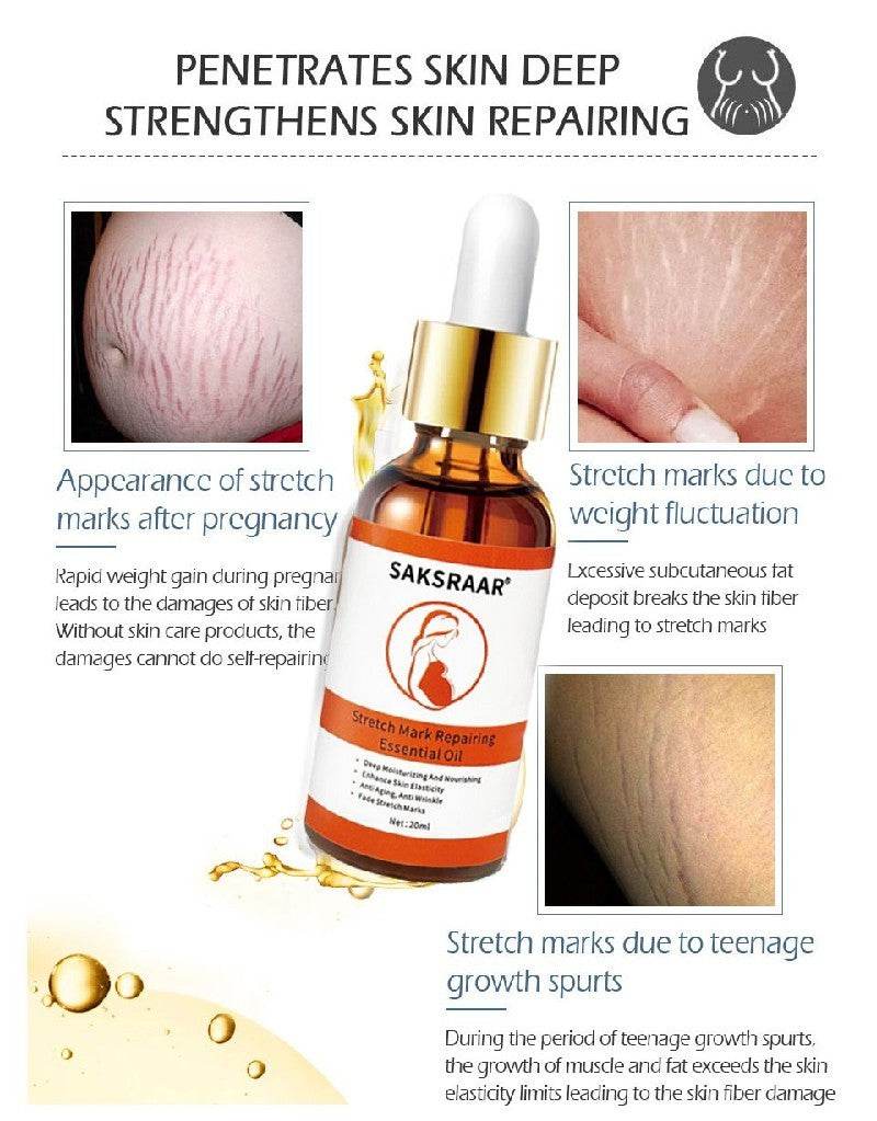 Crème de soin aux huiles essentielles anti-vergetures - Style & confort