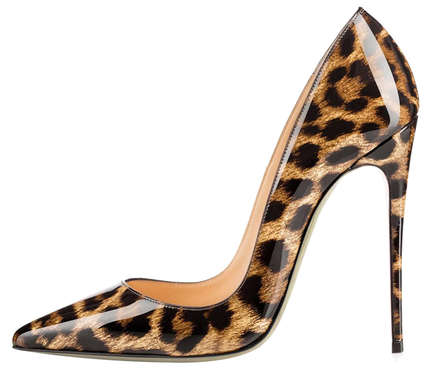 Chaussures à talons hauts et bout pointu pour femme, motif animal