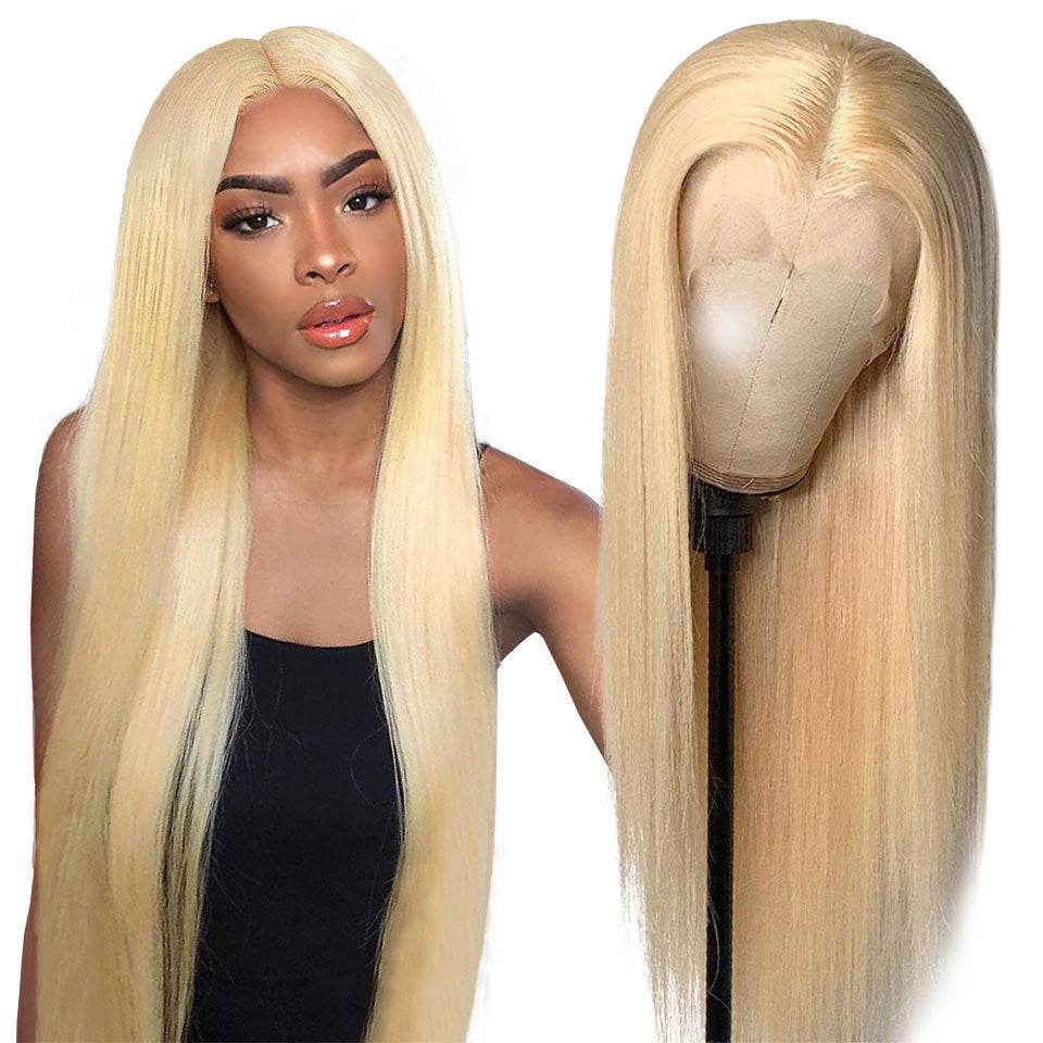 Perruque lisse blonde human hair - Style & confort