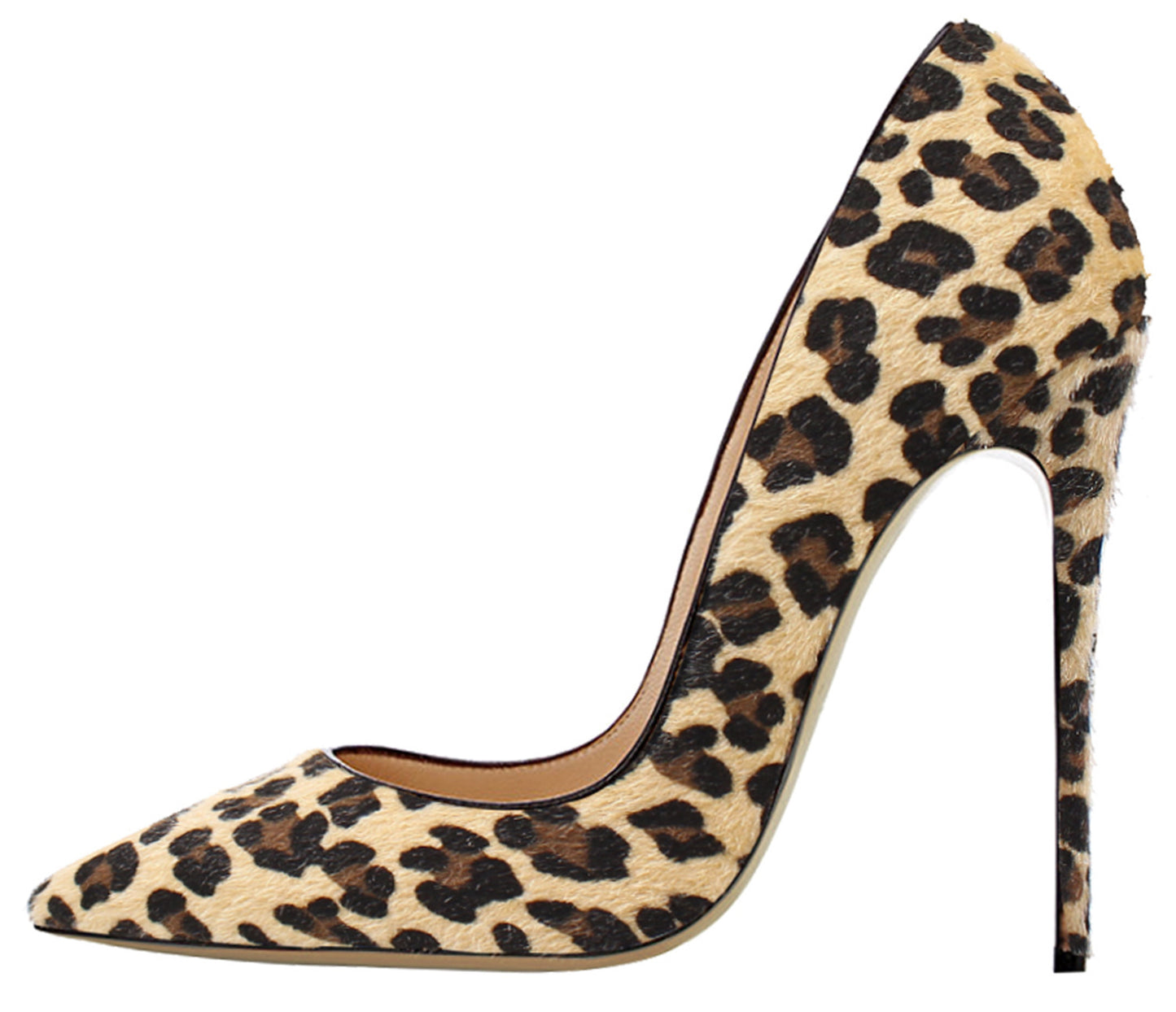 Chaussures à talons hauts et bout pointu pour femme, motif animal