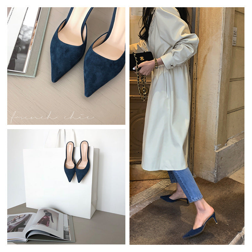 Chaussons à talons hauts pour femmes Fashion Baotou