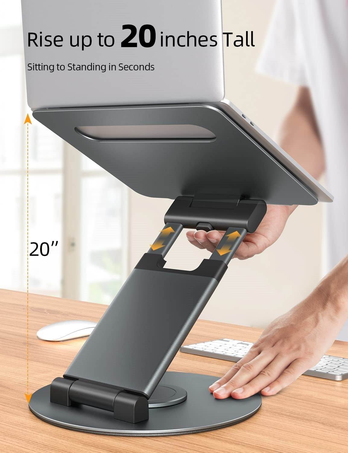 Support pour ordinateur portable Rotation à 360 degrés - Style & confort