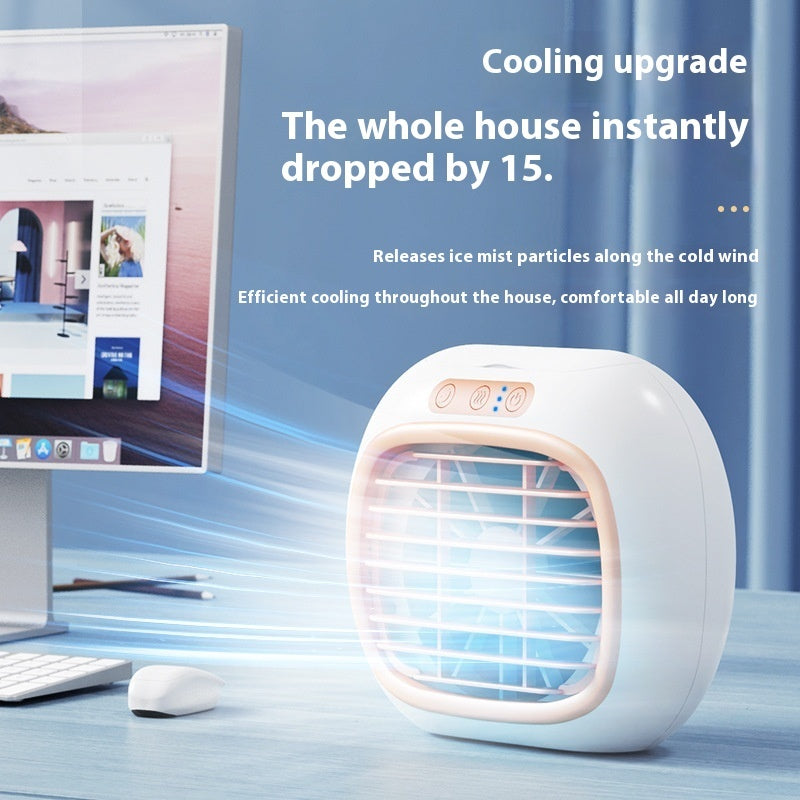 Mini Home Air Conditioner Spray Fan