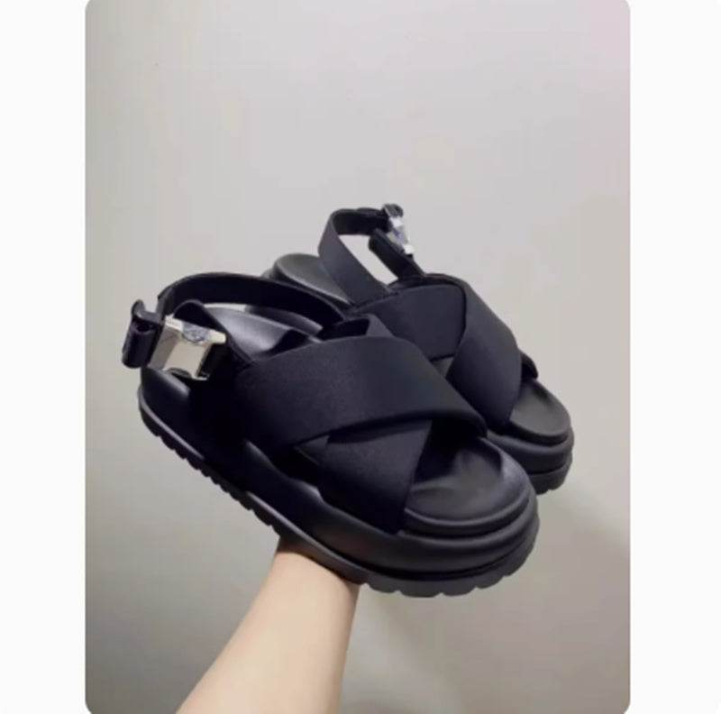 Nouvelles sandales romaines rétro en cuir pour femmes - Style & confort