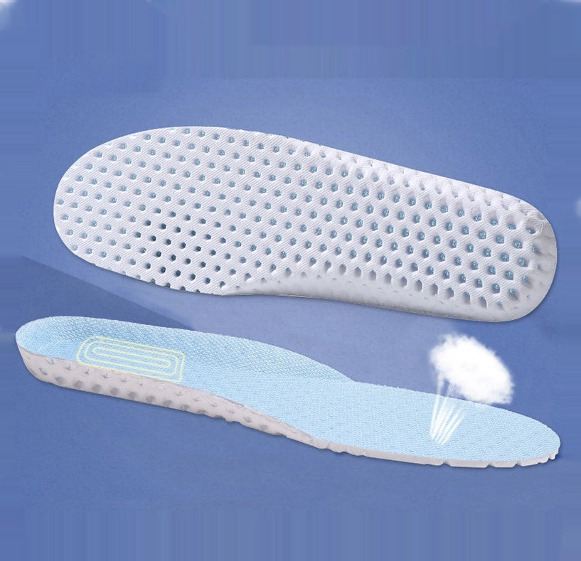 Semelle intérieure de sport universelle, épaisse, absorbant les chocs et la transpiration