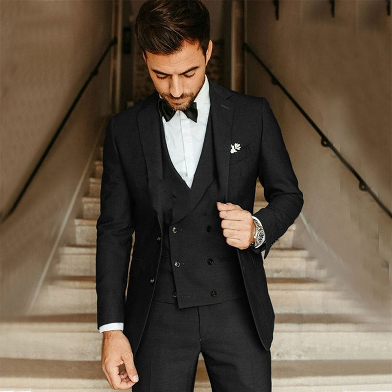 Men's slim-fit suit jacket