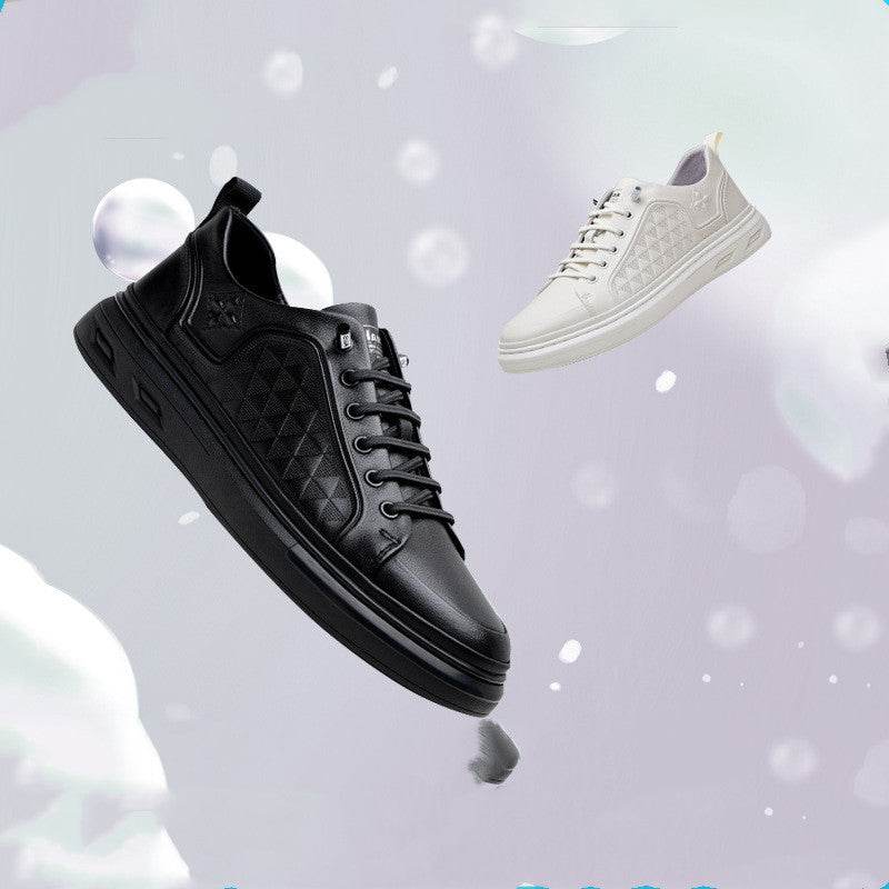 Chaussures basses à lacets en cuir de vache - Style & confort