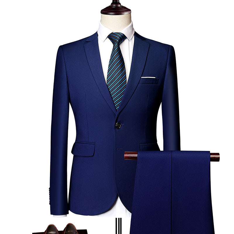 Men's two-piece suit, business casual suit