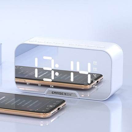 Réveil Horloge Sans Fil Bluetooth, Haut-Parleur mini - Style & confort