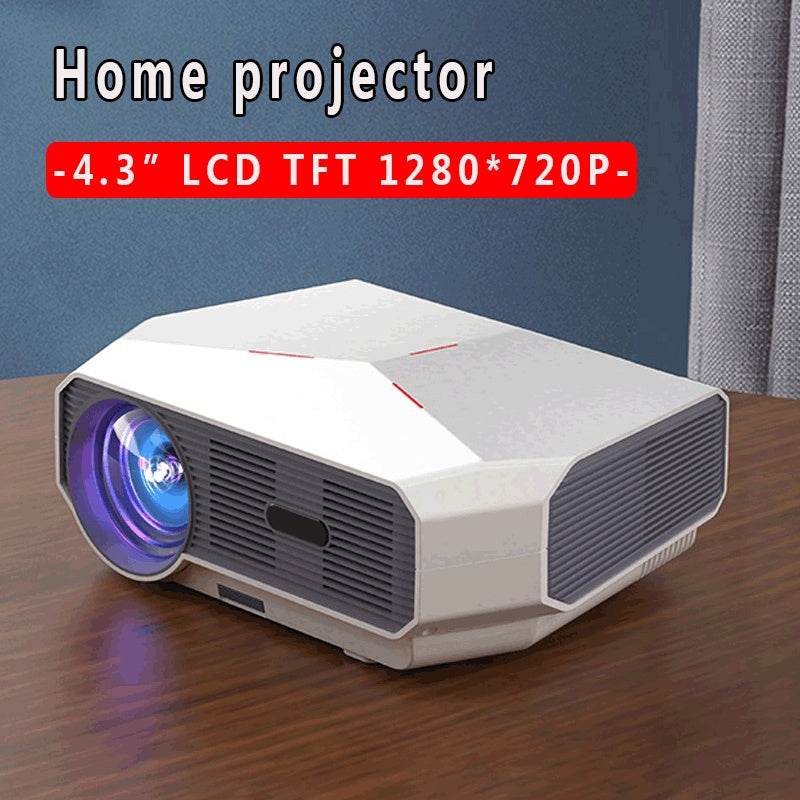 Mini projecteur sans fil pour téléphone portable avec connexion vocale portable HD 1080P - Style & confort