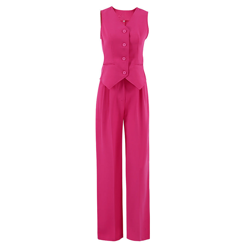 Small suit vest two-piece suit for women