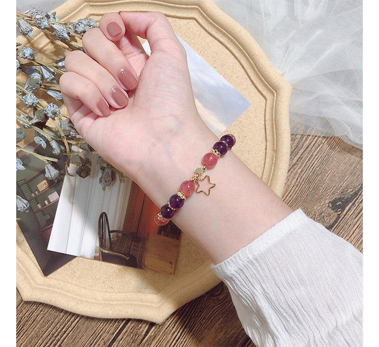 Peach blossom bracelet for women