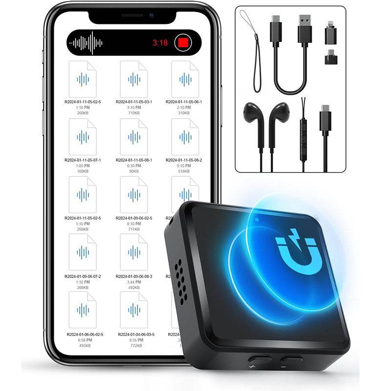 Mini enregistreur vocal portable et compact - Style & confort
