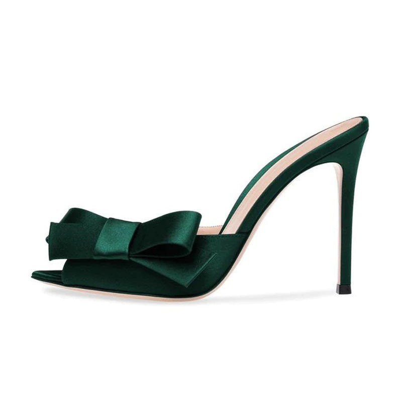 Talons hauts en tissu pour femmes