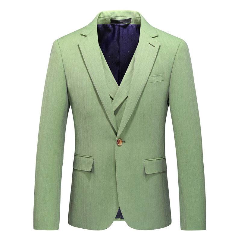 Costume homme vert pomme 3pcs - Style & confort