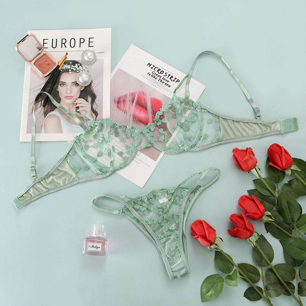 Lingerie en dentelle crochetée avec nœud - Style & confort