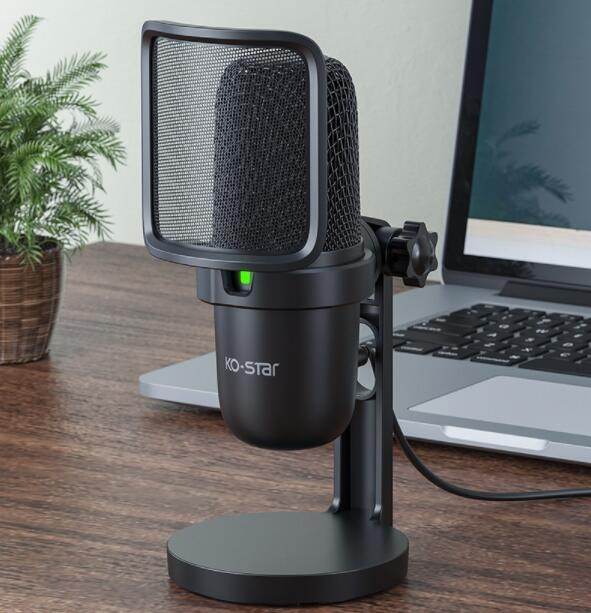 Microphone filaire USB pour ordinateur, jeu, diffusion en direct - Style & confort