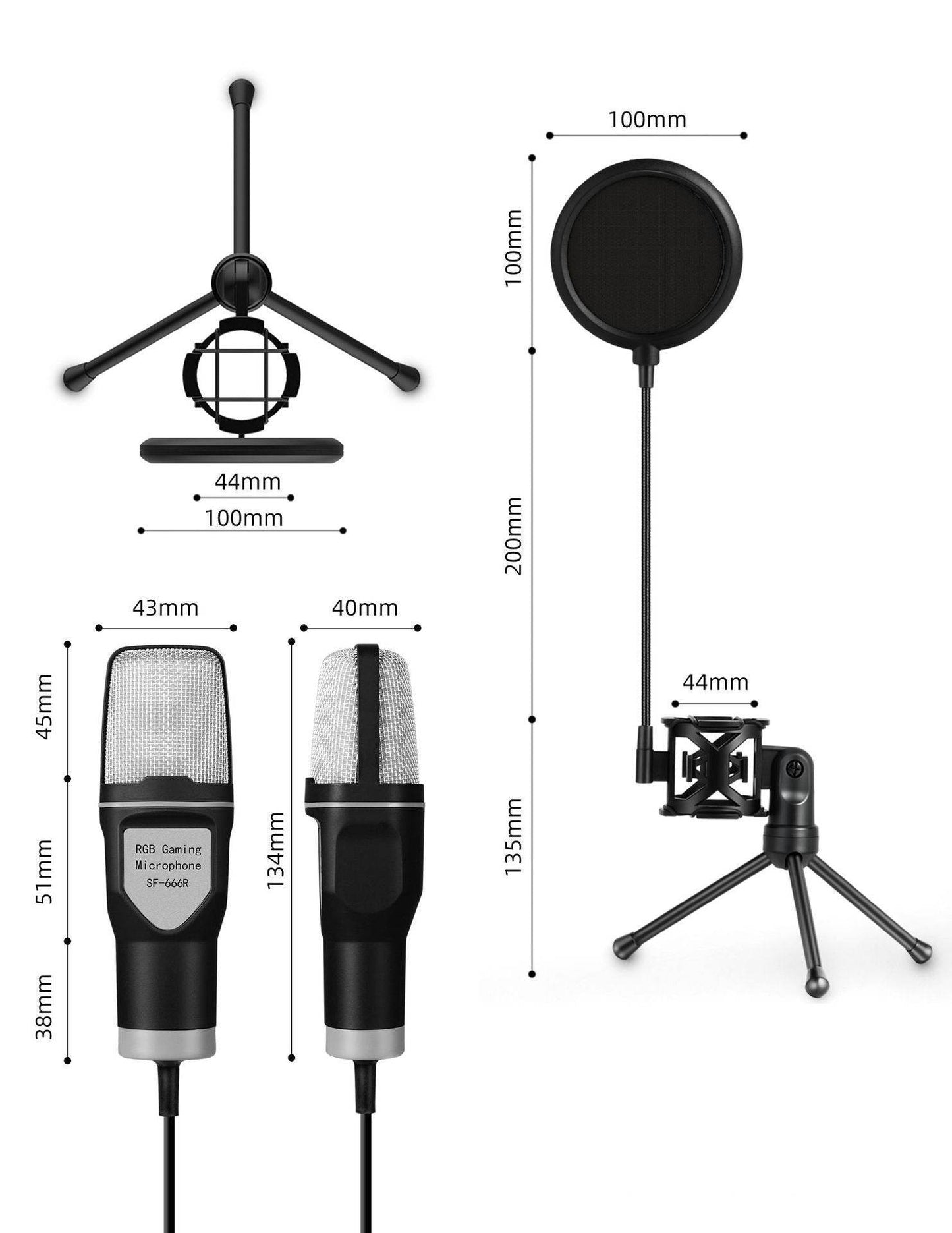 Microphone conférence en direct - Style & confort